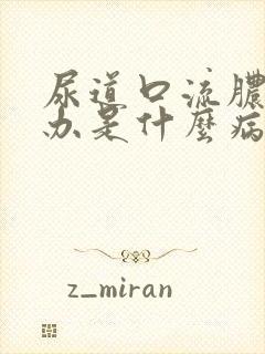 尿道口流脓怎么办是什么病