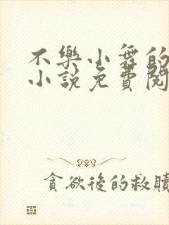 不乐小舞的堕落小说免费阅读