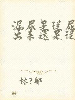 漏尿是从尿道流出来还是从阴道流出来