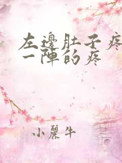 左边肚子疼一阵一阵的疼