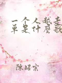 一个人越走越孤单是什么歌