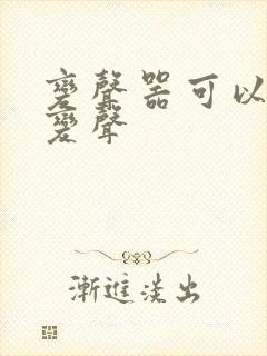 变声器可以实时变声