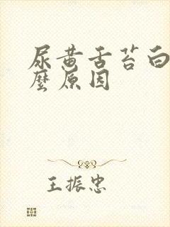 尿黄舌苔白是什么原因