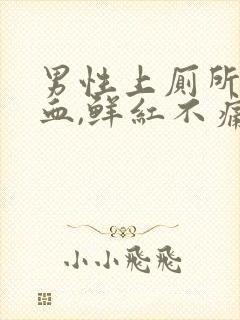 男性上厕所拉出血,鲜红不痛怎么办