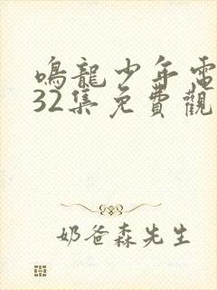 鸣龙少年电视剧32集免费观看