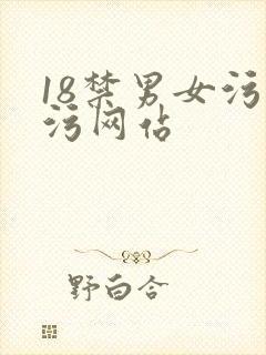 18禁男女污污污网站