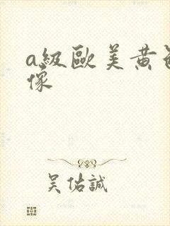 a级欧美黄色录像