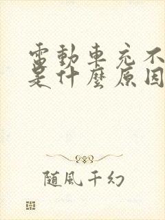 电动车充不了电是什么原因