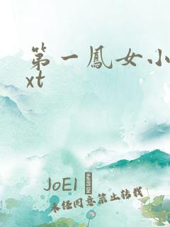 第一凤女小说txt
