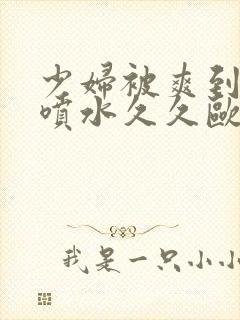 少妇被爽到高潮喷水久久欧美精品网站