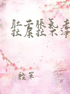 肚子胀气老放屁拉屎拉不净