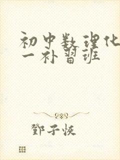 初中数理化一对一补习班