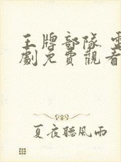 王牌部队 电视剧免费观看