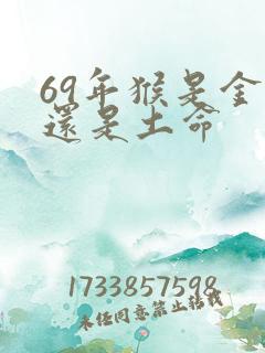 69年猴是金命还是土命