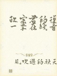 政宗君的复仇第一季在线看