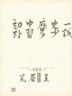 初中历史一对一补习多少钱