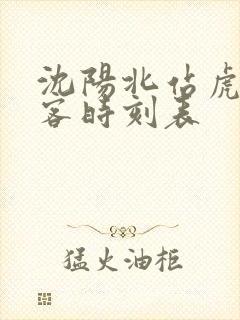 沈阳北站虎跃快客时刻表