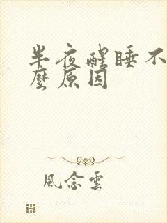 半夜醒睡不着什么原因