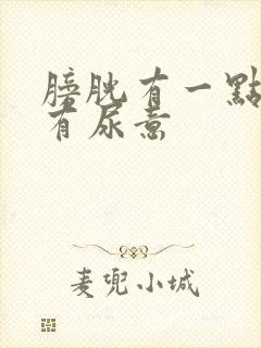 膀胱有一点尿就有尿意