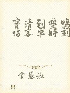 宝清到双鸭山西站客车时刻表查询电话