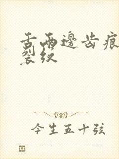 舌两边齿痕中间裂纹