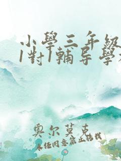 小学三年级英语1对1辅导学校