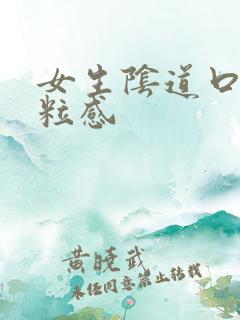 女生阴道口有颗粒感