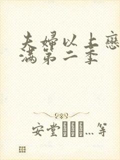 夫妇以上恋爱未满第二季