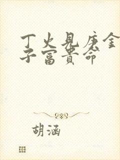 丁火见庚金一辈子富贵命