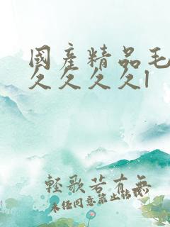 国产精品毛片久久久久久l