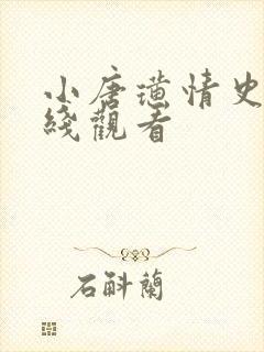 小唐璜情史 在线观看