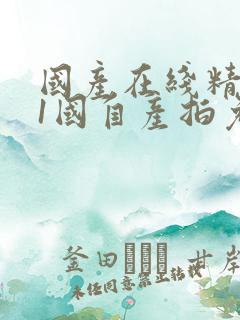 国产在线精品91国自产拍免费