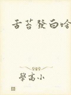 舌苔发白啥原因