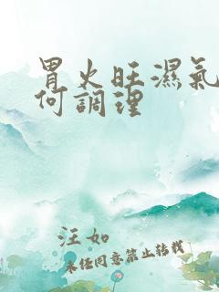 胃火旺湿气重如何调理