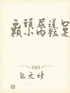 龟头尿道口有一颗小肉粒是什么