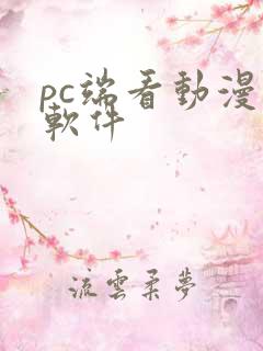 pc端看动漫的软件
