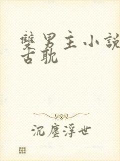 双男主小说推荐古耽