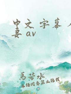 中文 字幕 人妻 av