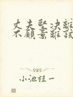 丈夫坚决离婚我不愿意离该怎样应对