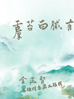 舌苔白腻有齿痕厚