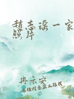 赵志瑶一家三口照片