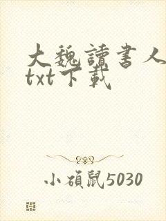 大魏读书人全本txt下载