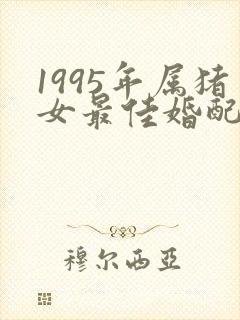 1995年属猪女最佳婚配属相
