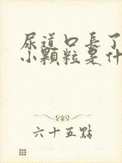 尿道口长了一圈小颗粒是什么