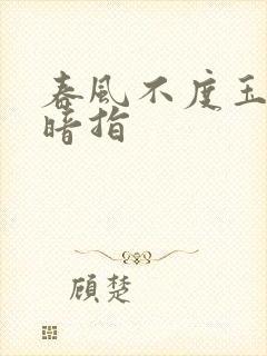 春风不度玉门关暗指