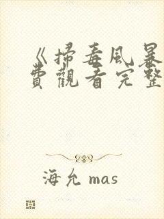 《扫毒风暴》免费观看完整版电视剧