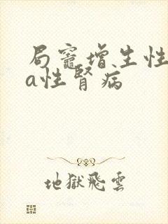 局灶增生性iga性肾病