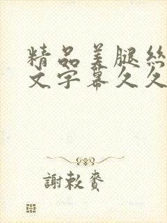 精品美腿丝袜中文字幕久久久久