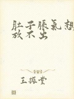 肚子胀气想放屁放不出