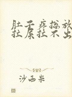 肚子疼总放屁想拉屎拉不出来怎么回事